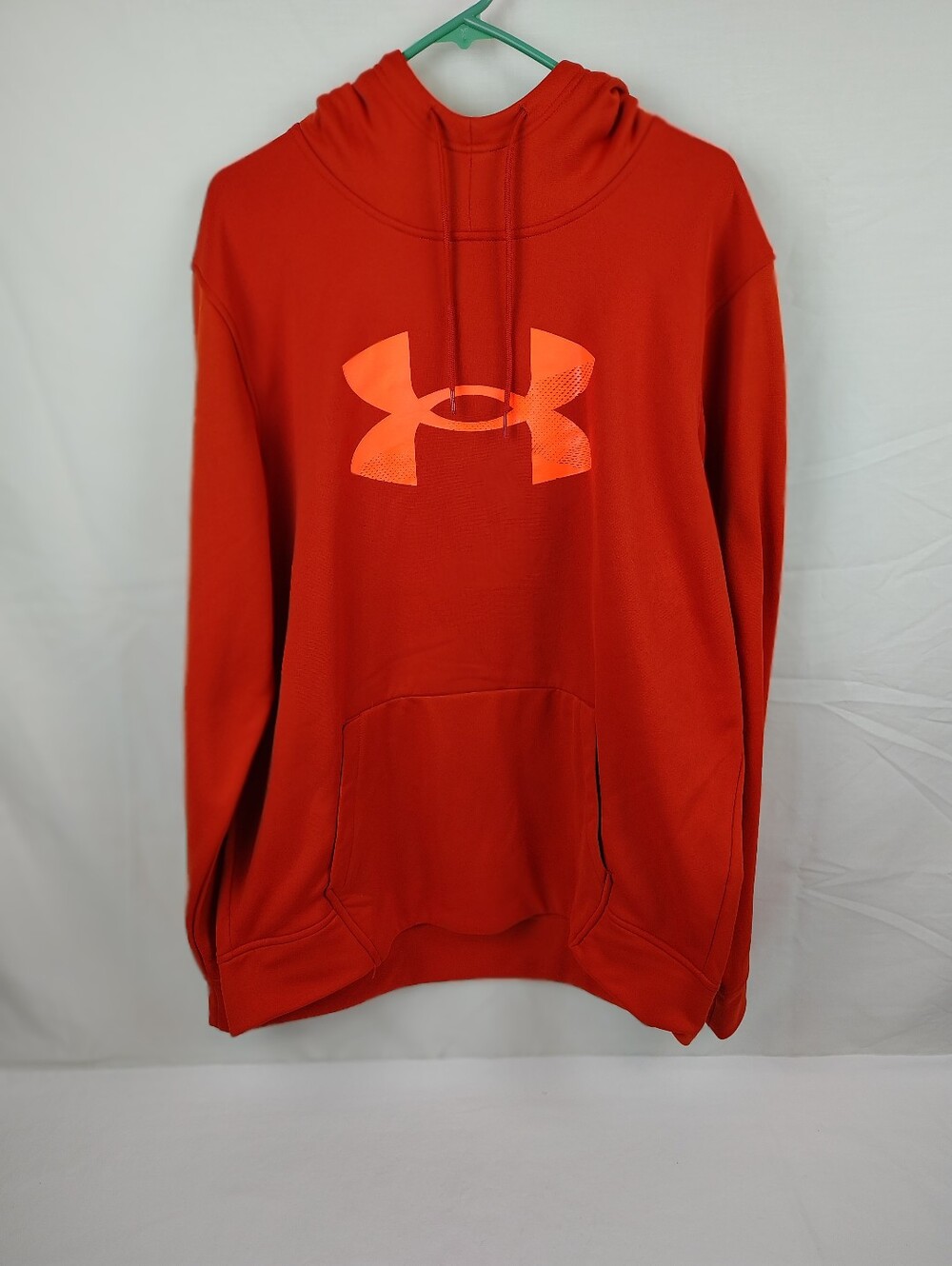 Men's Under Armour  Orange ColdGear Hoodie Size XL